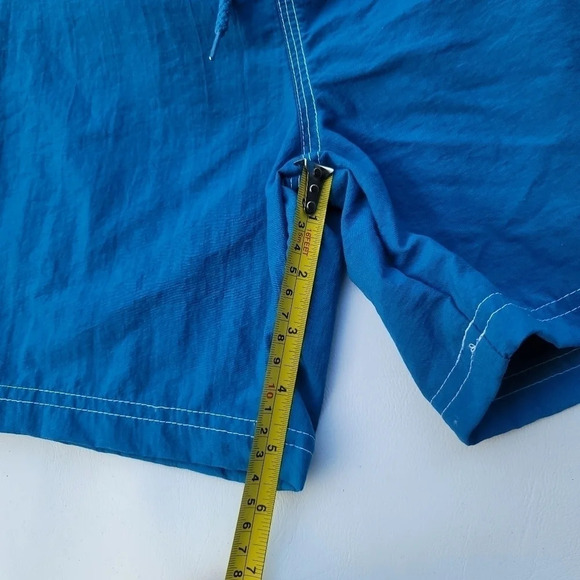 NWT CHAMPION Boys Swim Shorts Blue Turquoise Drawstring Beach Pool M (10-12) - Picture 9 of 10